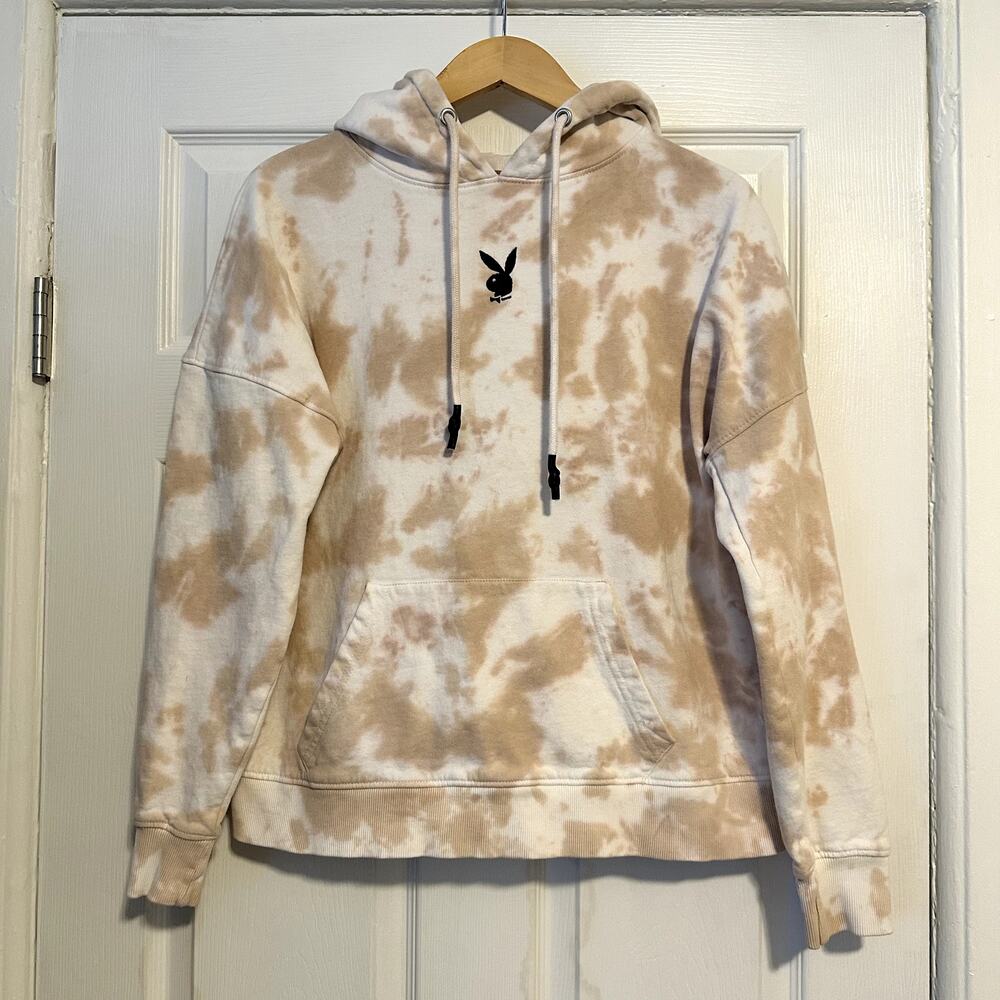 Playboy X Missguided Tie Dye Playboy Hoodie Sz S